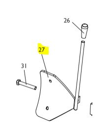 Corghi 4-102689A Bead Breaker Shovel